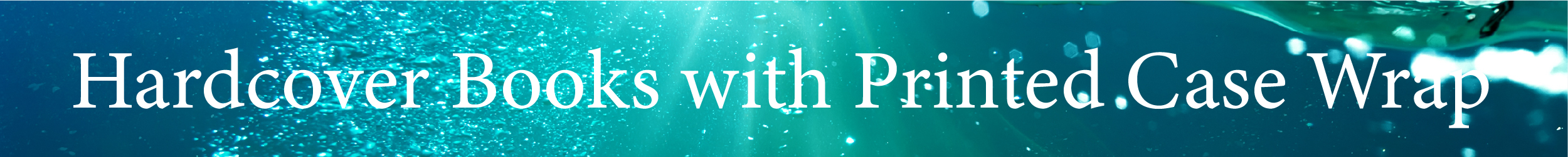 Custom hardcover book printing with printed case wrap covers